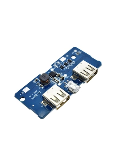 Powerbank Şarj Devresi, 5v 2a Charger Modül, Lityum Batarya, Mikro Usb İki Port,