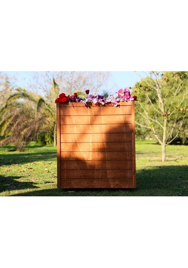 “Mandu” Maxi Boy Dekoratif Ahşap Saksı