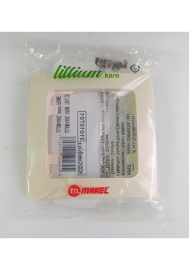 MAKEL LILLIUM KARE Krem TEKLİ Çerçeve