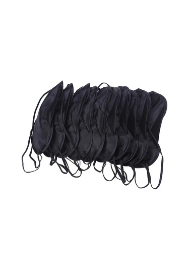 10 Adet Rahat Uyku Göz Maskesi Gölge Kapak Körü Körüne Gece Uyku Seyahat Yardım Uyku Maskesi Körü Körüne Eyepatch Sleepmasker Kırmızı