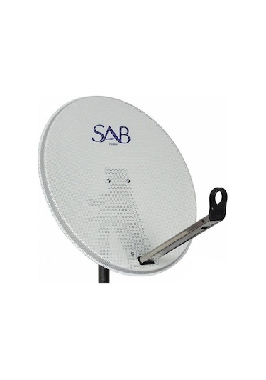 Sab 65Cm Ofset Delikli Çanak Anten Beyaz