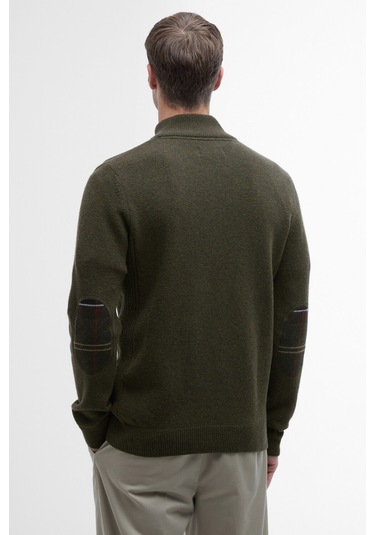 Barbour Holden Half Zip Kazak Ol91 Olıve Marl-ol91 Olıve Marl Haki