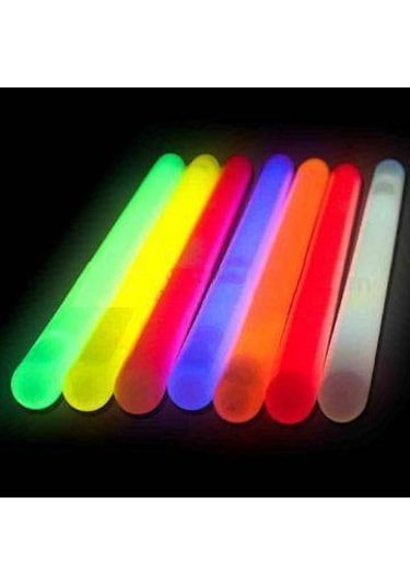Karanlıkta Parlayan Fosforlu Glow Stick Kalın 30 Cm 1 Adet