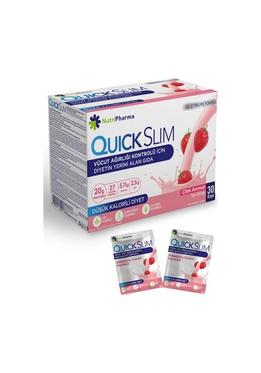 Quick Slim Çilek (Strawberry Cream) Aromali