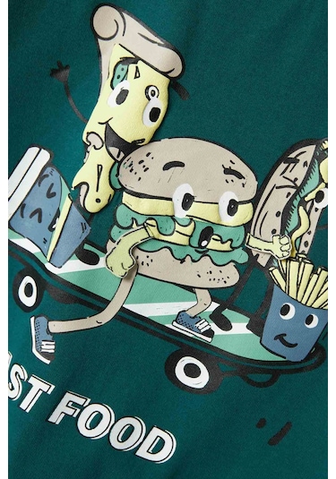 Name It Nmmdellan Nreg Ss Top Box Yeşil Erkek Çocuk Kısa Kol T-shirt Yeşil