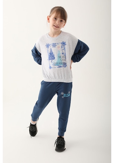 Frozen Kar Melanj Kız Çocuk Eşofman Takımı 5274-41101 Kar Melanj
