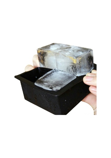 Hangfox 4'lük Kapaklı Silikon Buz Kalıbı - Meyveli Buz, Kokteyl Ve Kahve İçin Pratik Çok Renkli