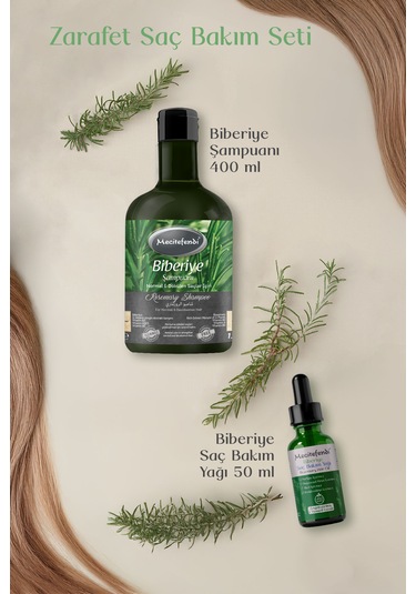 Mecitefendi Zerafet Biberiye Saç Bakım Seti