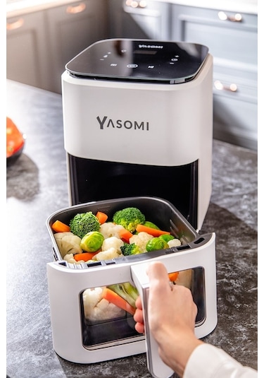 Yasomi Y35 Pro 1350 W 3.5 LT Camlı Airfryer