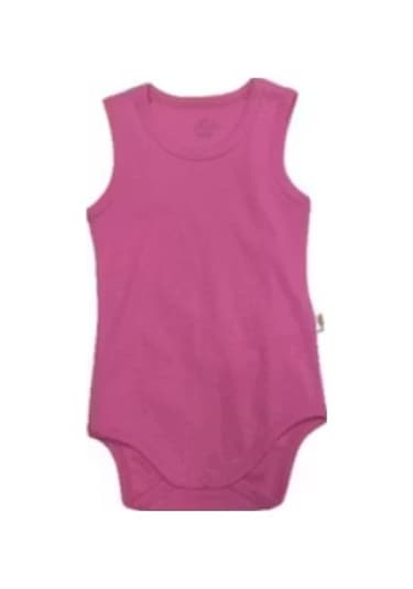 Mini Damla Body Askılı Penye Fuşya