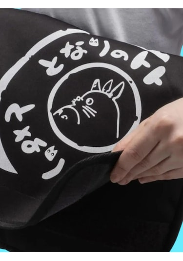 Tezzgelsin Totoro Bag Postacı Çanta Siyah