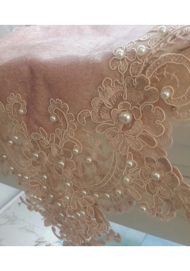 Royal Nazik Rio Kadife 5 Parça Salon Takımı Pudra