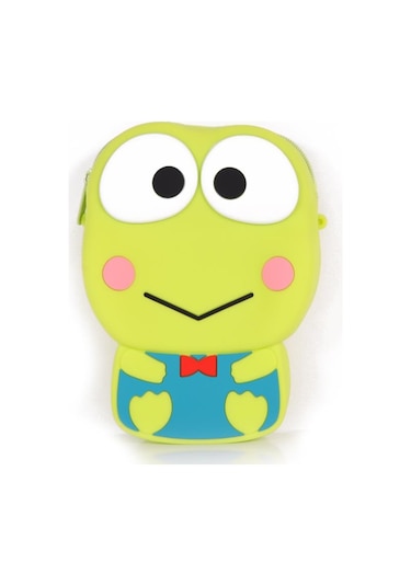 Ogi Mogi Toys Silikon Yeşil Kurbağa Omuz Çantası