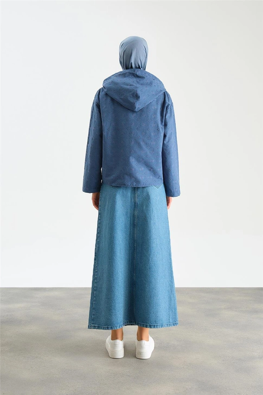 Armine Brode Sweat 23y3139 İndigo Mavi