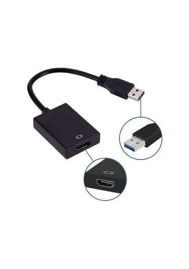 Usb Till Hdmı-adapter, Usb 3.0/2.0 Till Hdmı 1080p Videografikkabel