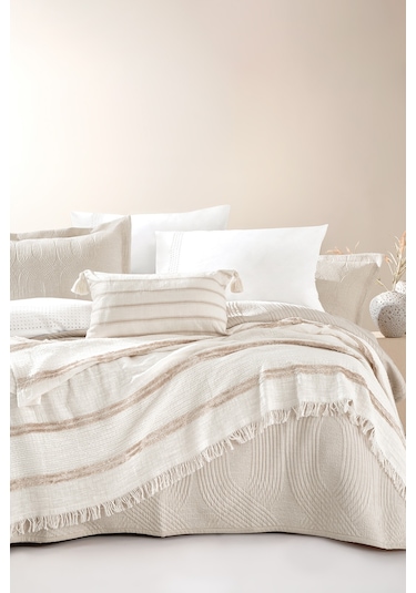 Yataş Bedding Nola Çift Kişilik Infinity Çeyiz Seti - Bej