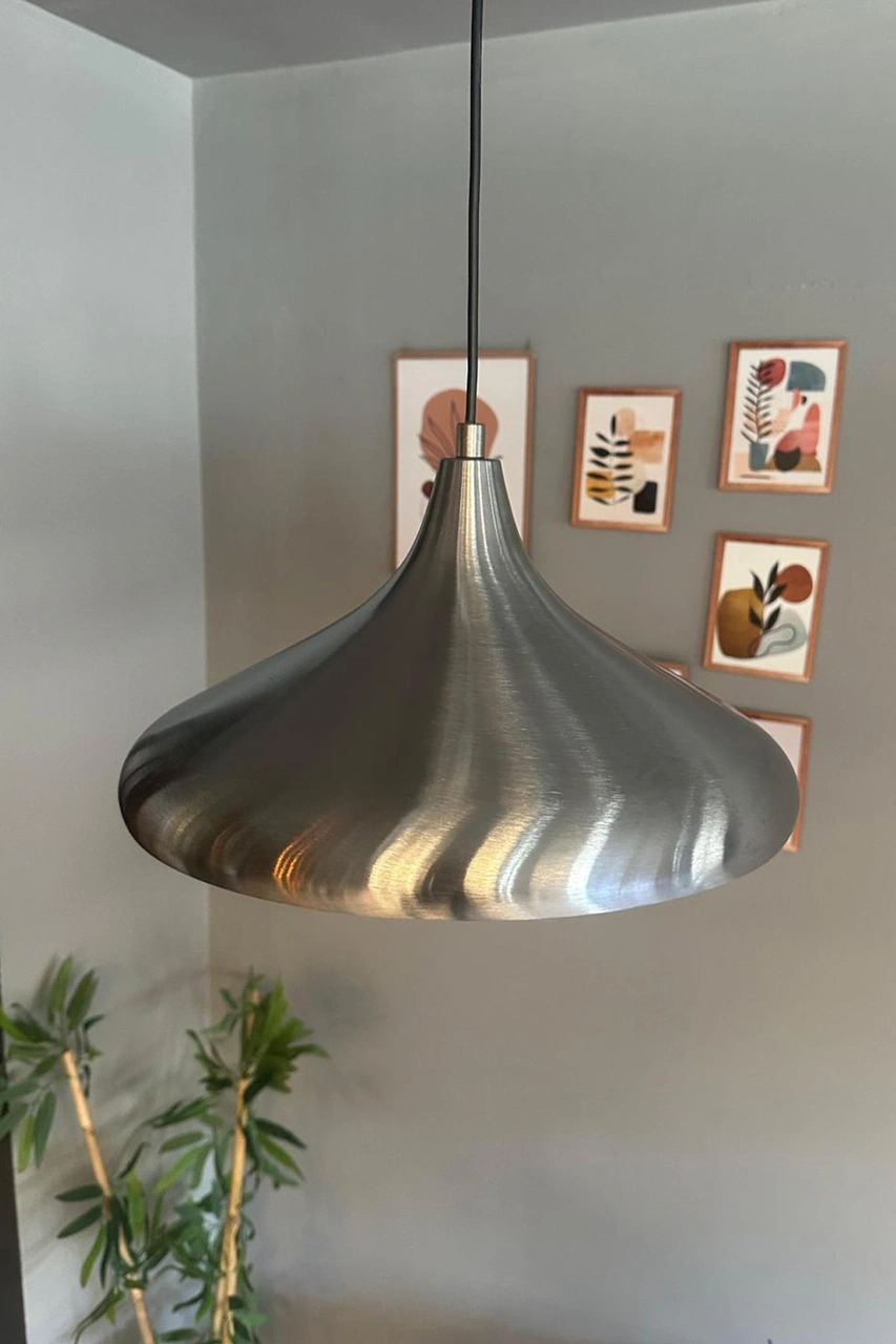 Champion Metal Renk Tekli Avize Sarkıt Salon Mutfak Butik Lamba Aydınlatma Avizeler Metal