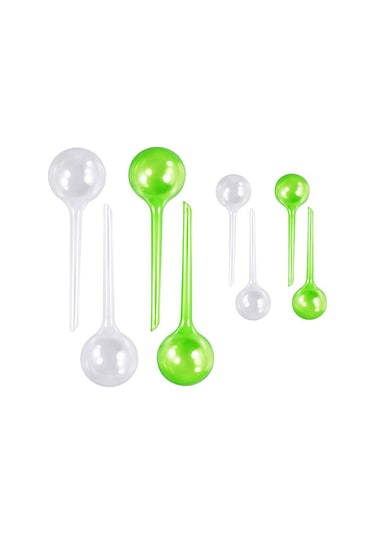 4 Büyük + 4 Küçük Bitki Sulama Globleri Kendiliğinden Sulama Globleri Bitkiler İçin Bahçe Sulama Ampulleri