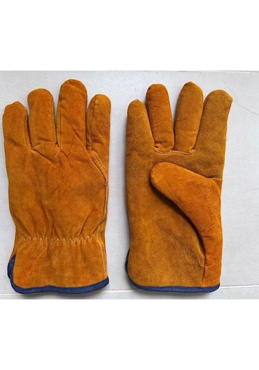 Symbee Kuru Deri Isı Dayanıklı Eldivenler - Isı Ve Isı Koruması, Ev Ve İş Mekanları İçin Kaliteli Korumalı Eldivenler