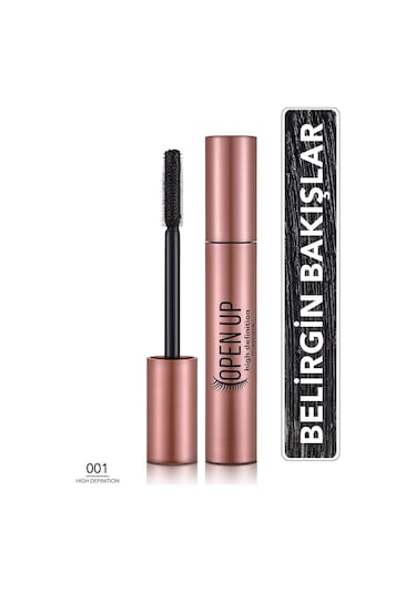 Flormar Open Up HD Yelpaze Etkili Ayırıcı Maskara 001 (Siyah)