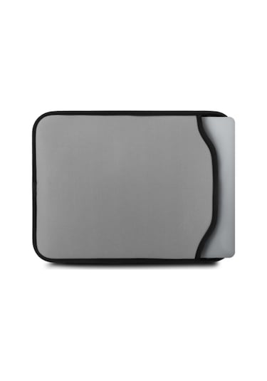 Arabulalaca Macbook Air 15 İnç A2941 M2 Kılıf Neopren Kese Gri