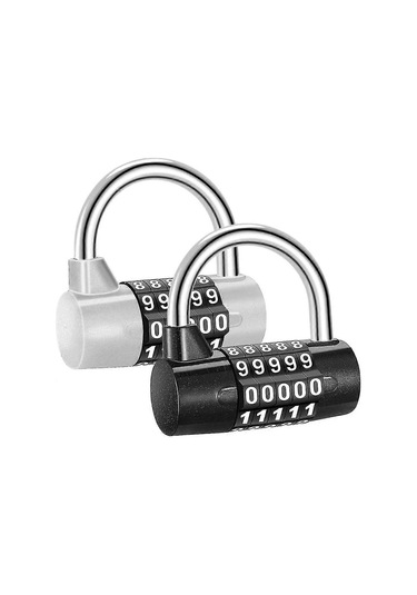 Asma Kilit, Şifreli Kilit, 5 Haneli Kilit, 2 Parçalı Şifreli Kilit, Şifreli Kilit