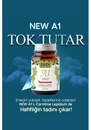 New A1 L Carnitine Lepidium Bitkisel Kapsül Aromasız
