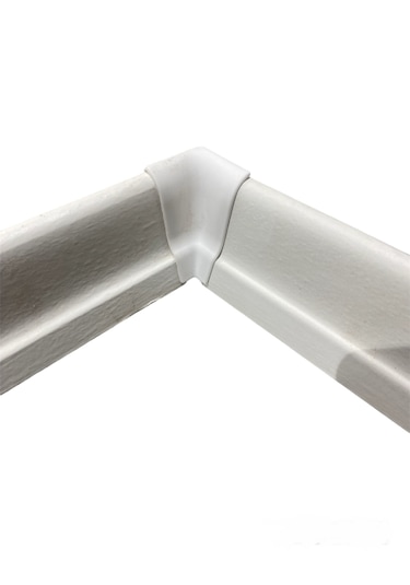 6 Cm Beyaz Süpürgelik İç Köşe Dış Köşe Aparat