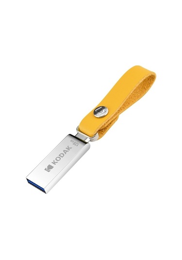Kodak K123 128gb Usb 3.0 Metal Usb Bellek, 120mb/s Okuma Hızı, Su Geçirmez/şok Dayanıklı, Araç Uyumlu, Zarf Zinciri Takımı