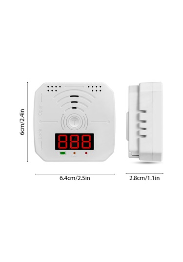 Reedark Co Alarm Cihazı 3'lü Paket - Elektrokimyasal Sensör, Lcd Göstergesi, Sesli Ve Işık Alarmı, Ev Ve Seyahat İçin Uygun Pil Dahil Değil Wj-co998