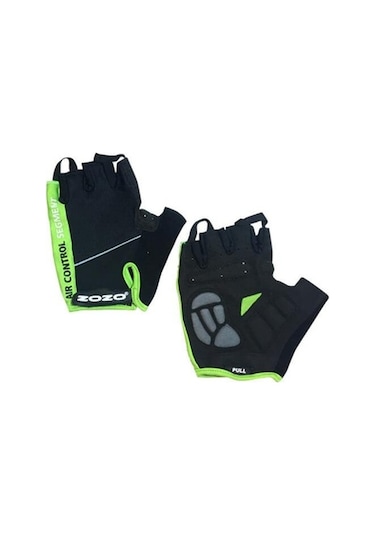 Zozo Air Comfort Reflektörlü Jel Destekli Eldiven Yeşil Beden M