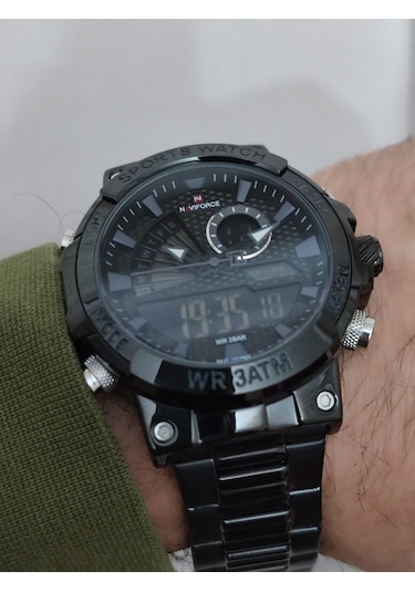 Naviforce Erkek Kol Saati Çift Kordonlu Dijital & Analog 2103