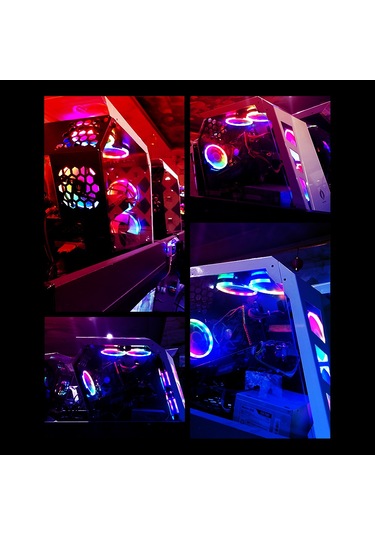 Reedark Titreşim Önleyici, Rgb Aydınlatmalı, Hidrolik Yataklı 120mm Kasa Fanı