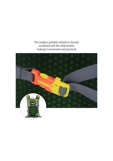 Mufunye Dışarıda Spor İçin Su Torbaslı Çift Omuzlu Sırt Çantası - Su Geçirmez Nylon Malzeme, Yeşil Renk Çok Renkli