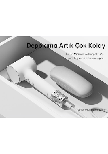 Laifen Mini Saç Kurutma Makinesi - Beyaz
