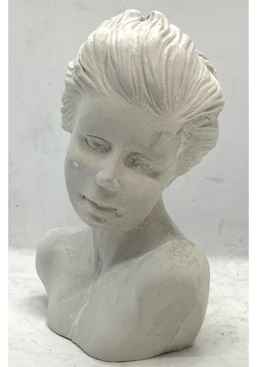 Missi Gri Paçuli Kokulu Woman Büst Heykel