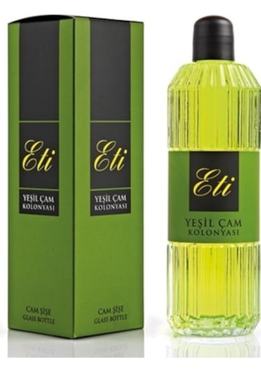 Eti Yeşil Çam Kolonyası Cam Şişe Kutulu 325 ML