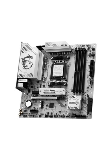 Msı B850m Gamıng Plus Wıfı6e Amd Ryzen B850 Am5 Soket 8200mt/s Wıfı6e Matx Anakart