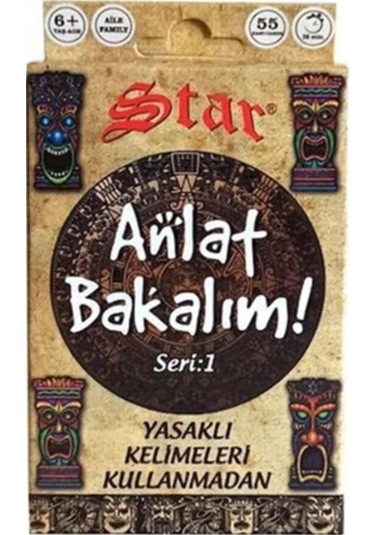 Star Anlat Bakalım Kelime Oyunu Yasaklı Kelimeler Kutu Oyunu Seri 1 66423