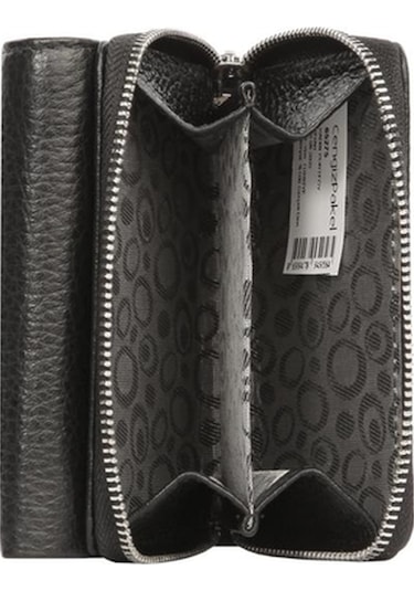 Cengiz Pakel Hakiki Deri Kadın Cüzdan-portföy 65275-Siyah