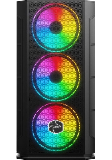 Gametech Xcoler Mesh 4x120mm Rainbow M.ATX  Bilgisayar Kasası