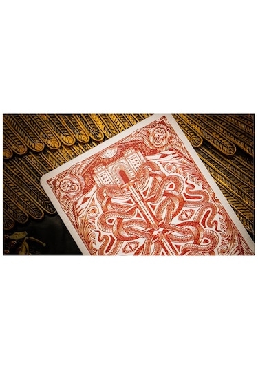 Twpcc Babylon Ruby Red Oyun Kağıdı İskambil Kartları