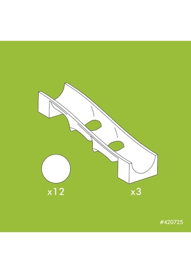 Hubelino Marble Run Bilye Tuzağı Genişletme Yapım Seti 420725