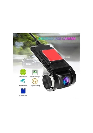 Youtek Adas Gece Görüşlü Usb Araç Kamerası, 170 Geniş Açı, 720p Hd, Android Uyumlu