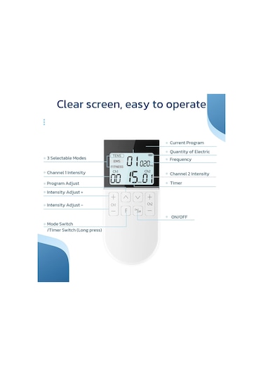 Iron Ktr-2610 Fizik Şarjlı Tens + Ems + Masaj Cihazı