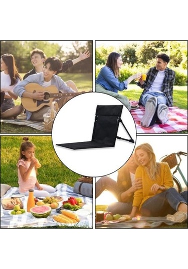 Pazly Tembel Kamp Sandalyesi - Su Geçirmez, Katlanır, Taşınabilir, Plaj Ve Bahçe Kullanımı İçin Kahverengi Açık Sandalye Kahverengi