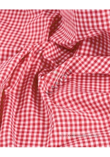 140 X 140 Cm Pötikare Desen Masa Örtüsü, Piknik Örtüsü, Sofra Bezi, Beslenme Örtüsü Kırmızı