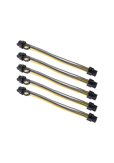 Cbtx PCI-Express GPU Grafik Kartı Güç Kaynağı Dönüştürücü Kablosu 20cm