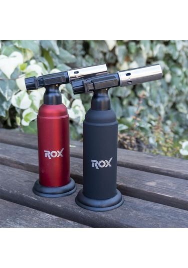 Rox Bs-850 Iki Alev Çıkışlı Bütan Gaz Torch Pürmüz Kırmızı