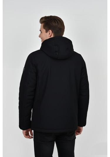 Dynamo Erkek Kapüşonlu Spor Mont 2 Parça Regular Fit 3361 Bgl-st04901 Siyah